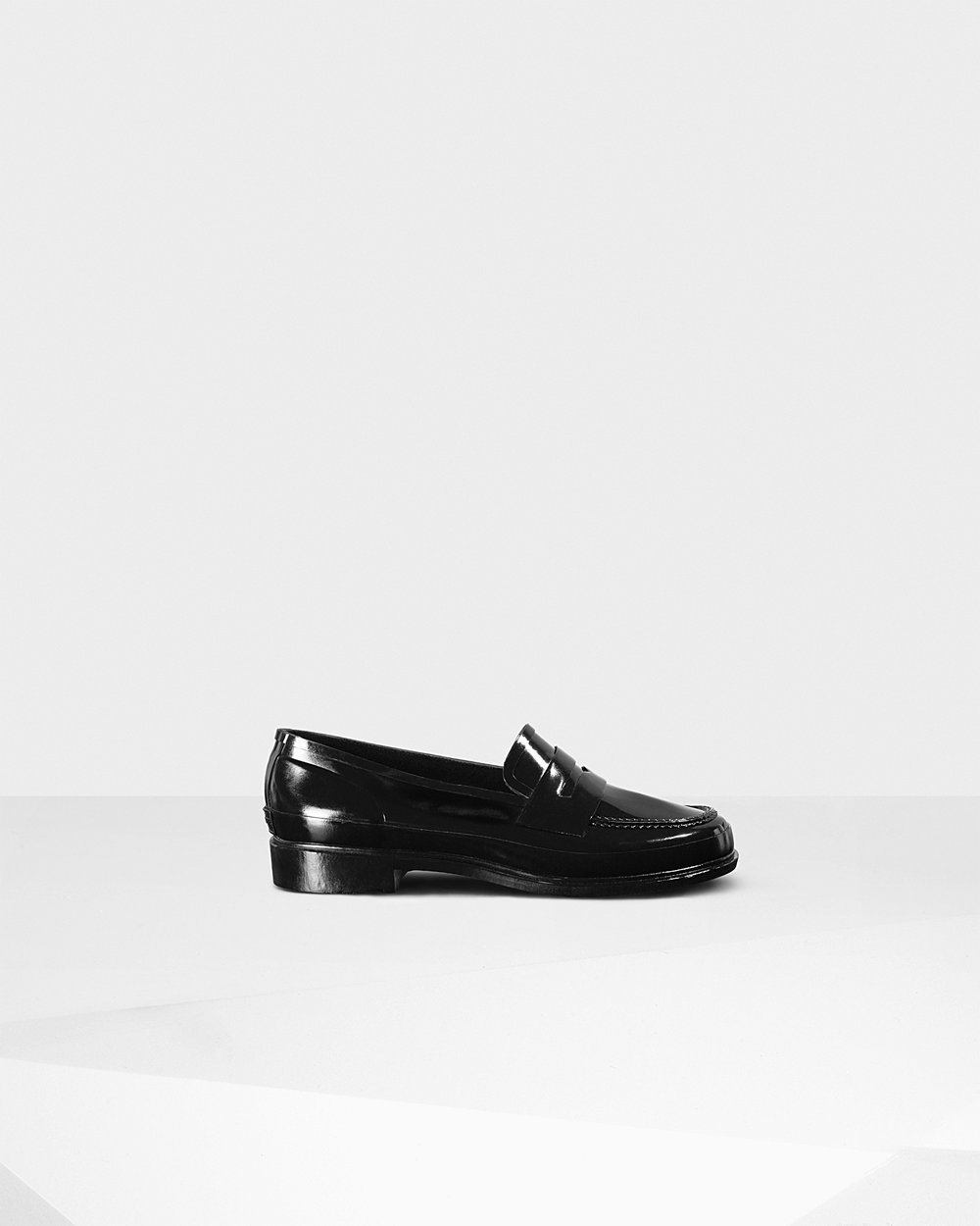 Loafers Dam - Hunter Original Gloss Penny - Svarta - 768943-VLZ